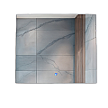 Mirror 409 with LED lighting 70x60cm – Papione 11.14.42.0163 – миниатюра 1